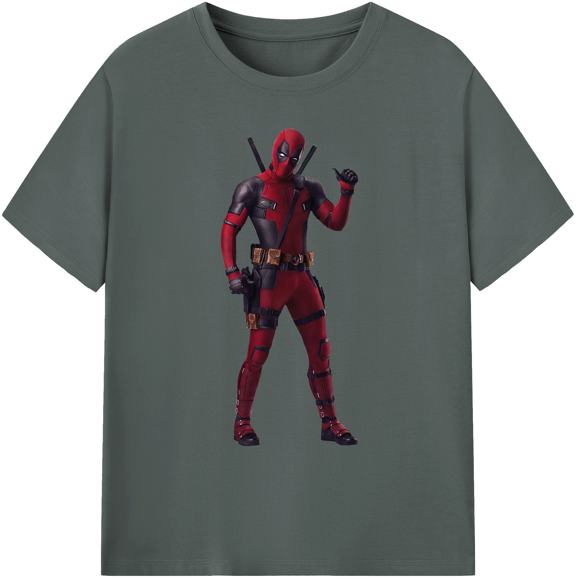 （画像用） Deadpool デッドプール 綿100％ メンズ半袖Tシャツ｜肌触りやわらか＆通気性